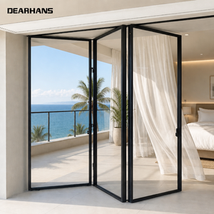 Aluminum Folding Glass Patio Door