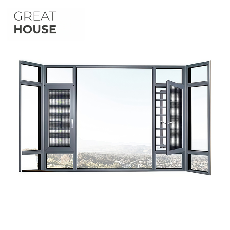 Versatile Hopper Window for House Hotel Villa or Farmhouse-for Bathroom Entry Outdoor Exterior or Bedroom Applications
