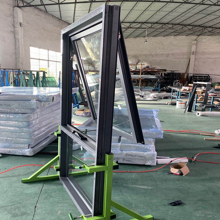 Outward Opening Durable Chain Winder Hopper Window Smart Design Aluminum Skylight Window With Low Price Aluminum Top Hung Window