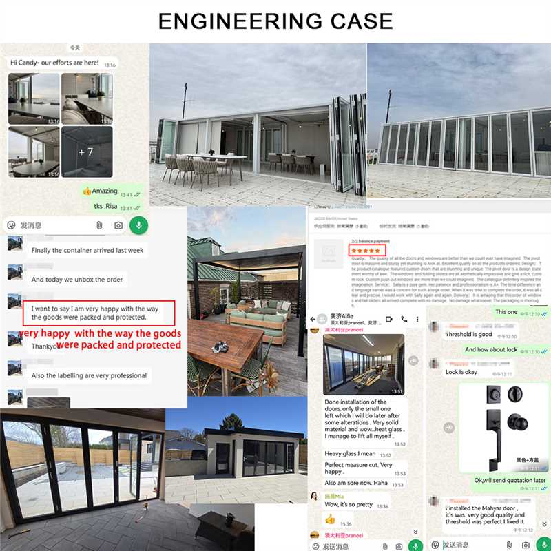 American Project NFRC Sliding Glass Doors Balcony Double Glass Hurricane Impact Water Sound Proof Aluminum Sliding Glass Door
