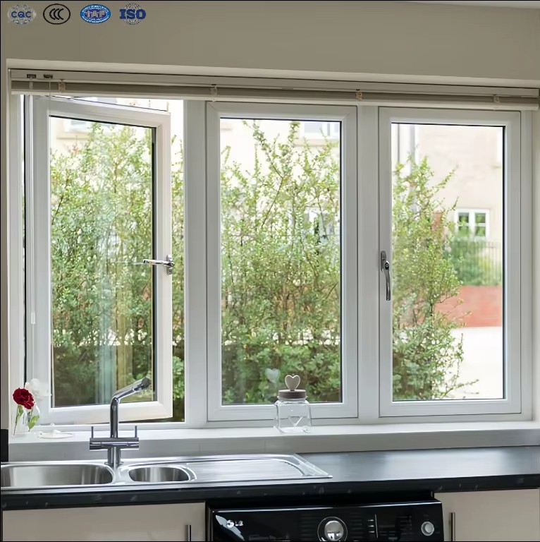 Australian Standard As2047 Double Glazed Sliding Awning Windows Hurricane Proof CE Certified Aluminum Modern Exterior Window