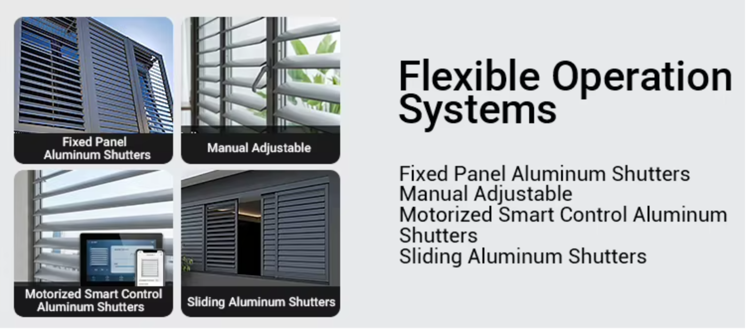 Customized Modern Aluminum Louver Windows Adjustable Aluminum Slat Jalousie Shutter Window Ventilation System Villa Project