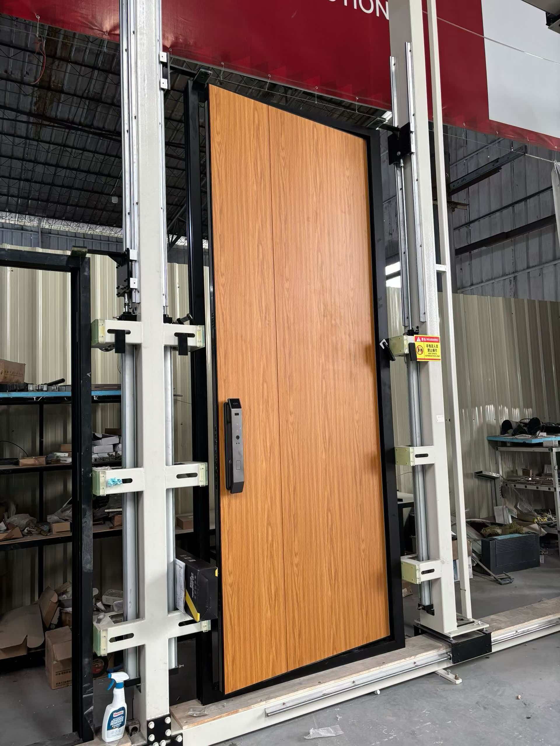 2026 Trending Aluminum Metal Door with Hidden Hinges for Modern Office Entrance