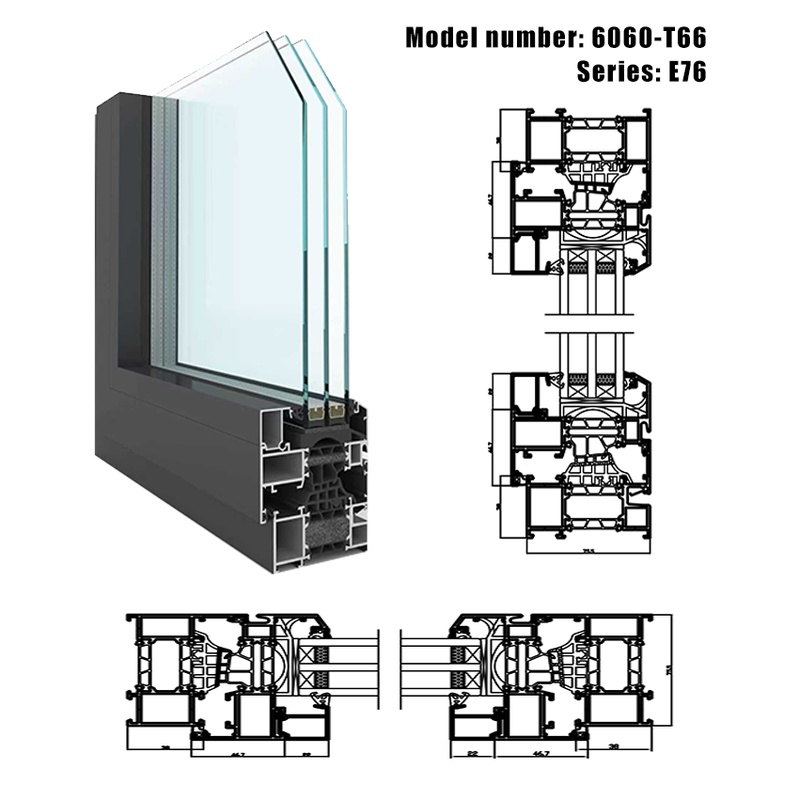 Custom Modern Aluminum Profile Tempered Double Glass Exterior Villa Patio Bi Fold Door Soundproof Foldable