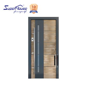 Superhouse Modern Aluminium Entry Door with Glass