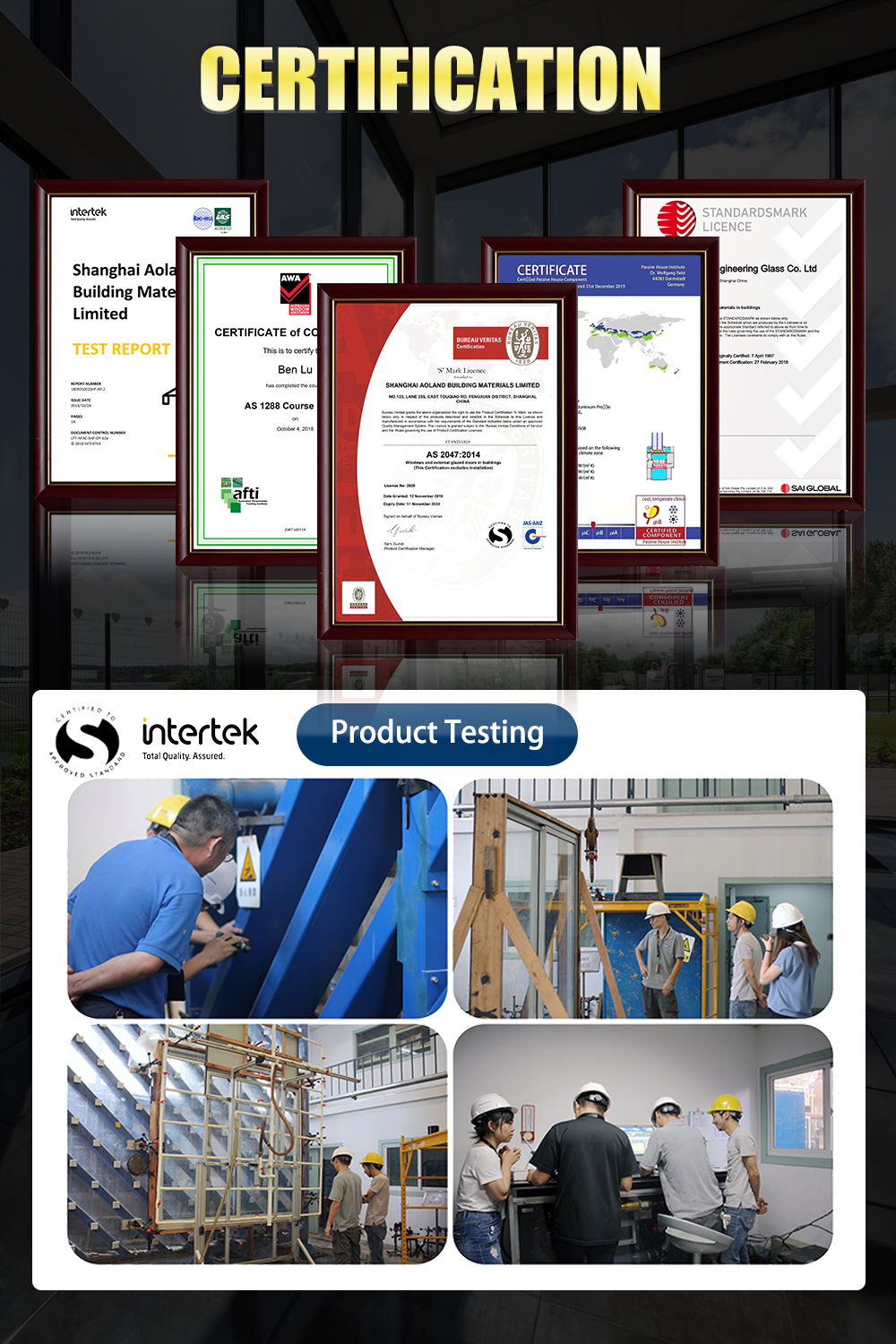 Product Certificate