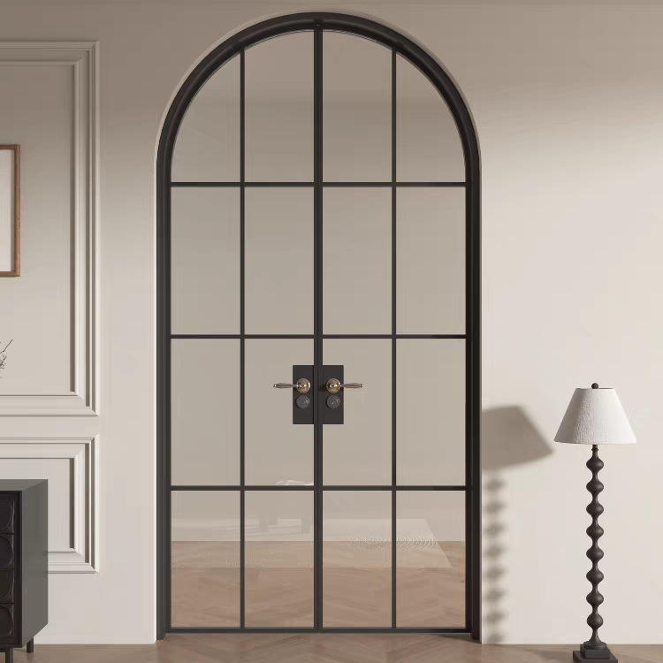 Arched Double Security Entry Door
