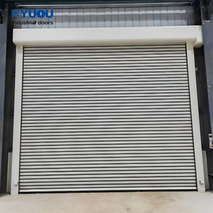 Customized Aluminum Alloy High Speed Door With Cover Box Shutter Door For Food Workshop