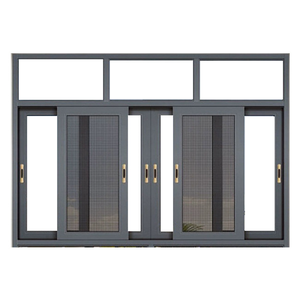 Mesh Maker Direct High Quality Three Pane Top Row Sliding Window With Mosquito Screen Sash for Apartment Block and Office Unit