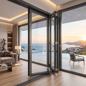 OEM Soundproof Aluminum Folding Windows for Chile Sunrooms