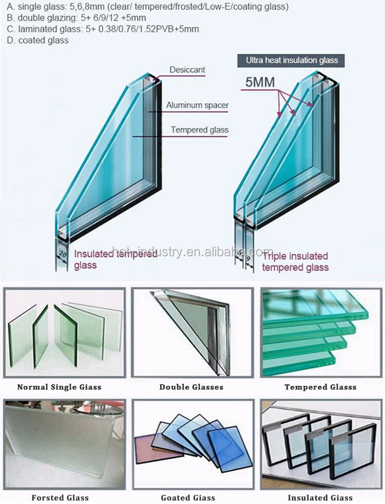House Aluminum Glass Door House Casement Door Aluminum Glass Swing Door Aluminium Double Glazed