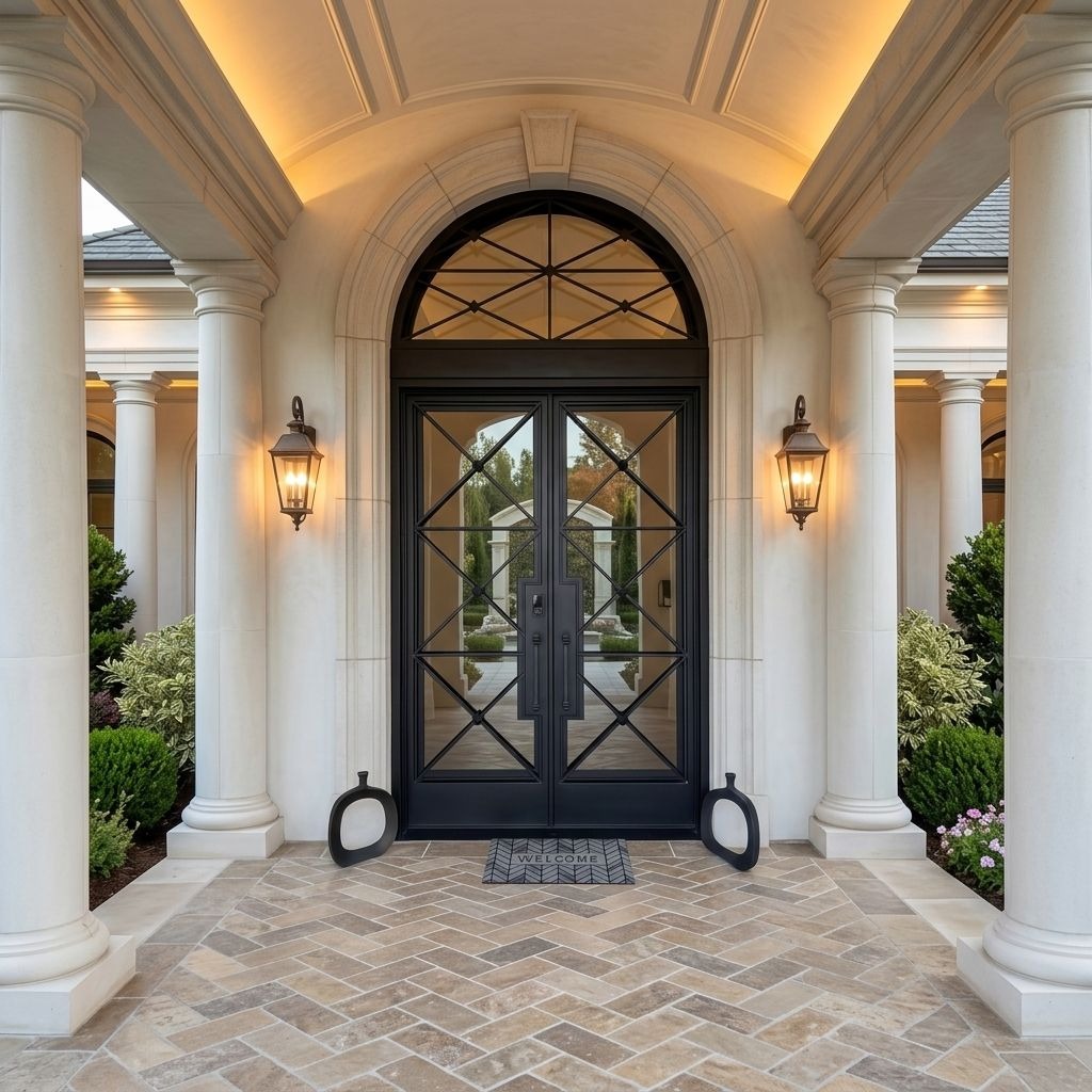 Round Top Insulated Entrance Door