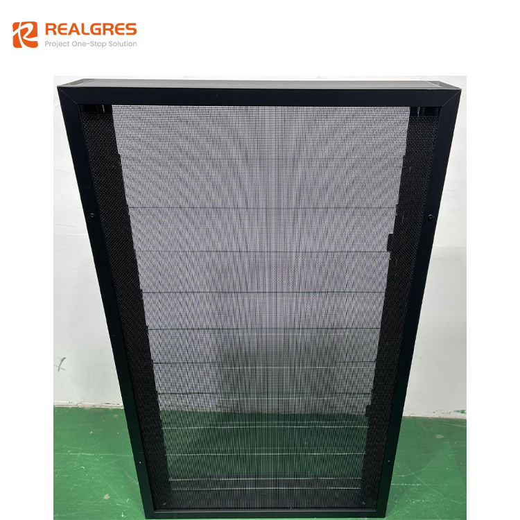 Realgres H-120cm X 60cm-W Aluminum Jalouplus Window Vertical 12 Blades