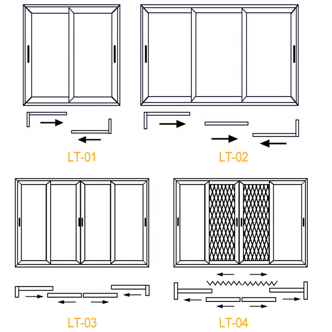 Soundproof Large Wood Philippines Frame Sliding Aluminum Glass Window Aluminum Window Sliding Window windows for Houses