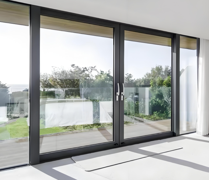 Minimalist Design Heavy Duty Sliding Door House Exterio Patio Aluminum Door Beautiful Balcony Sliding Glass Doors