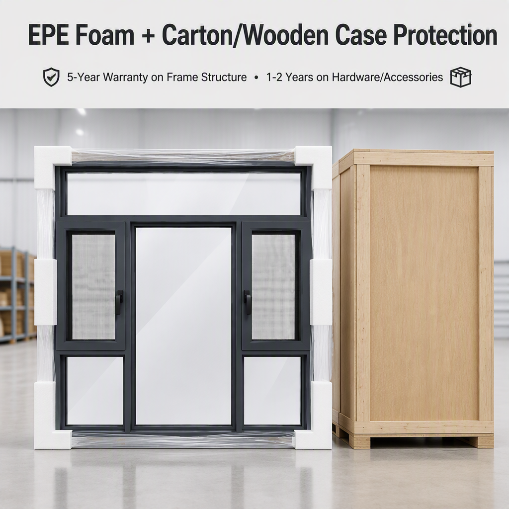 Packaging & Shipping Specifications - 120 Series Casement Window