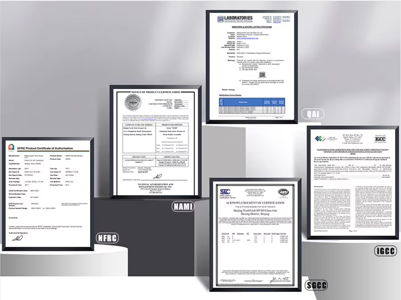 International Quality Certifications