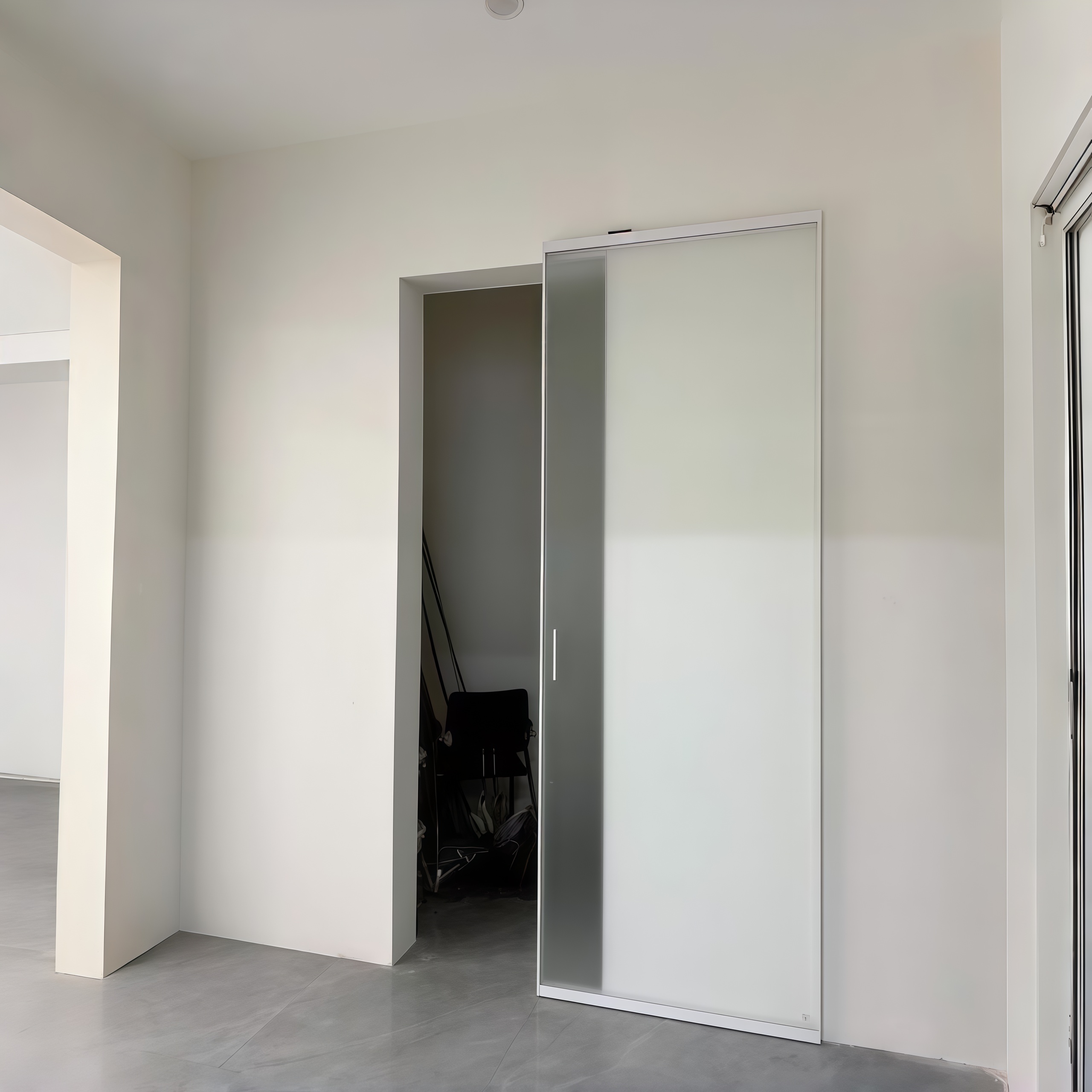 Best Selling Internal Invisible Sliding Glass Doors with Aluminum Frame for Modern Minimalist Home Interior