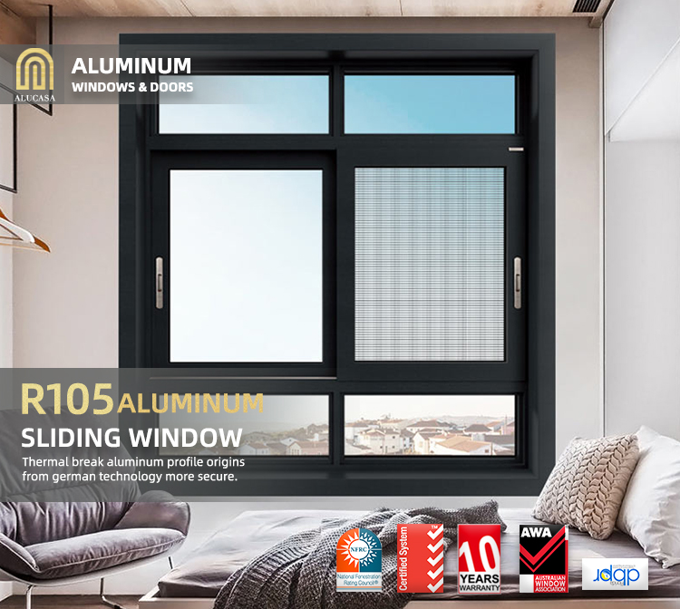 Thermal Break Aluminum Sliding Bifold Window Overview