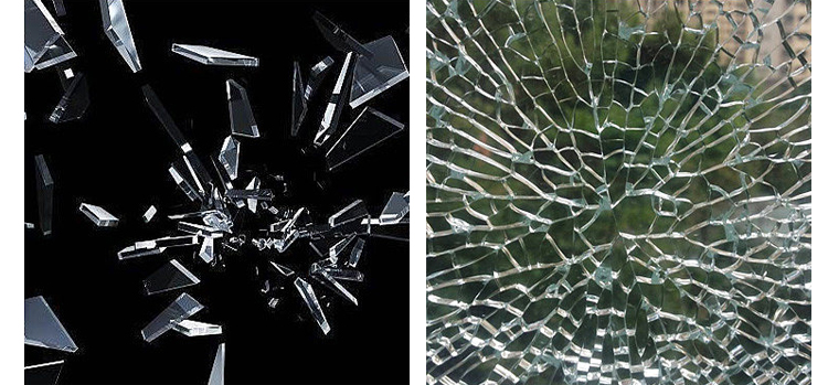 Ordinary glass vs Tempered glass