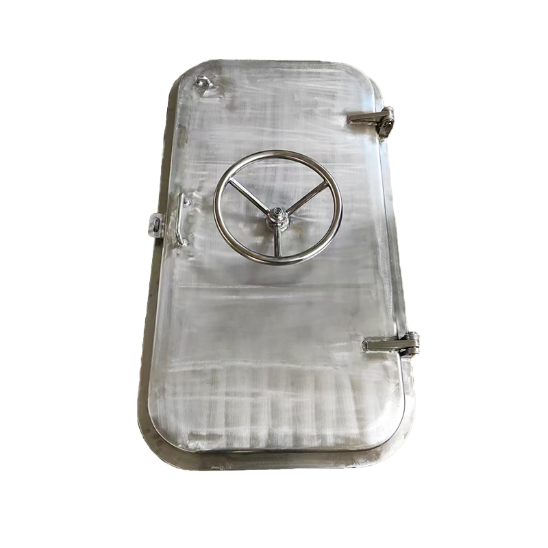 CCS Certified Quick-Action Aluminum Steel Hatch Door Single or Double Weatherproof for Marine Ship Use with Piston Part
