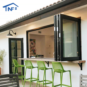 Aluminum Double Glazed Kitchen Bifold Windows