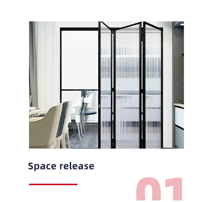Folding Door Opening Space