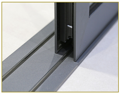 Stainless steel lower track
