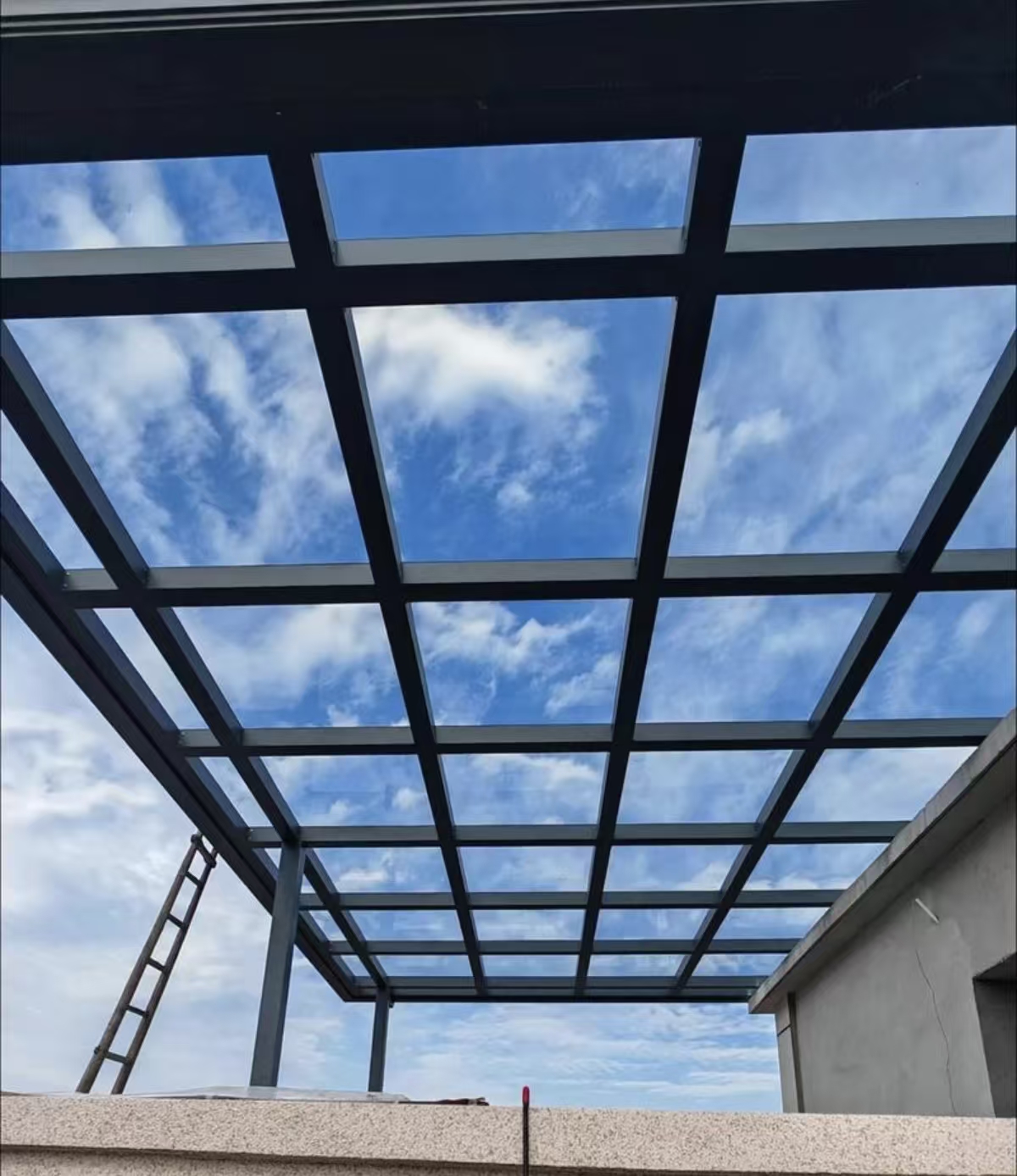 SHITUO Modern Glass Roof Window Set Aluminum Alloy Frame for Sunroom Skylight Home Extension Patio Shed