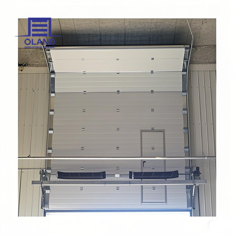 Wholesale High Quality Thermal Insulated Sectional Overhead Door Industrial With Vision Window for Warehouse