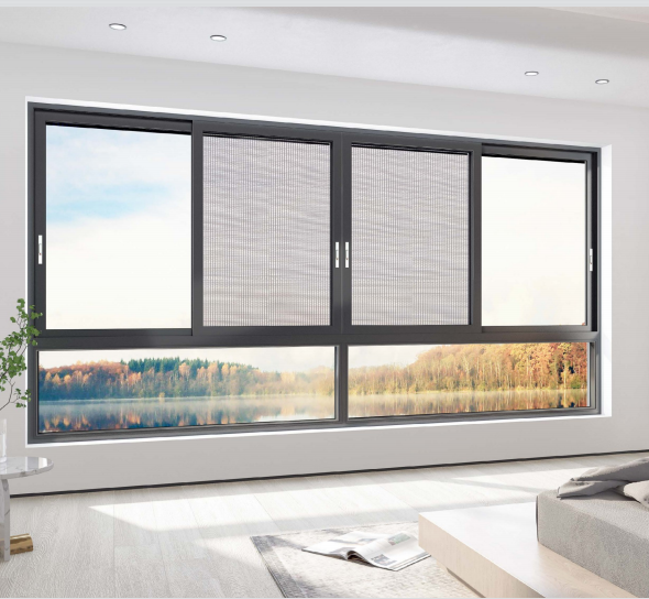 Guangdong Foshan Aluminum Sliding Doors and Glass windows Full Size Glass With Low Price and High Quality Window and Door