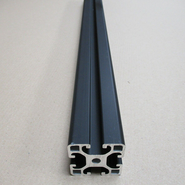 6m 40mm*40mm Extruded Black Anodizing Industrial Aluminium Frame 4040 Aluminum Extrusion Profiles Manufacturer