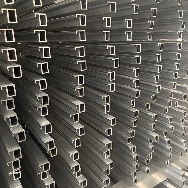 Anodized Brushed Custom Poland Glass Kitchen Cabinet Doors Aluminum Kitchen Profile