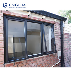 Firely Aluminium Profile Awning Top Hung Window of Picture Frames Double Glazing Window for Mobile Home Awing Top Hung Window