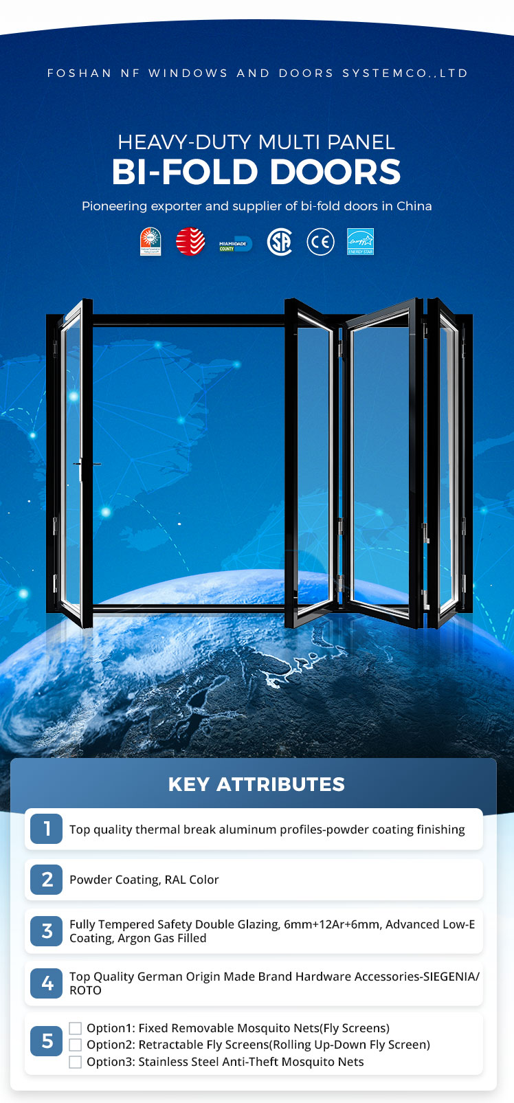 Aluminium Folding Door Image 1