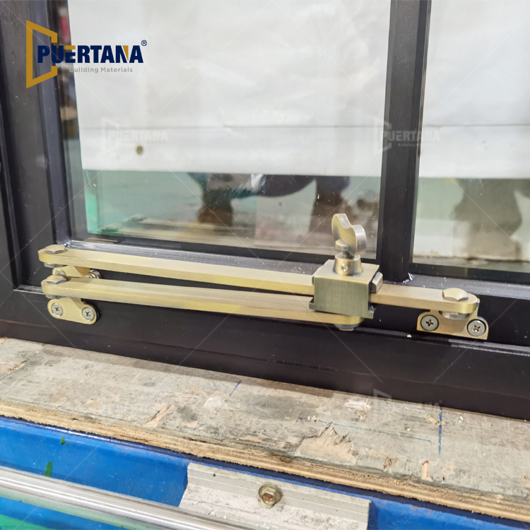 Crittall Style Industrial Old Steel Look Window Design Slimline Thermally Broken Aluminum Slim Frame Casement Window for Home