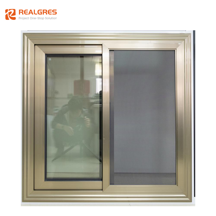 Realgres Hurricane Proof Sliding Aluminum windows Bullet Proof Kitchen windows and Doors