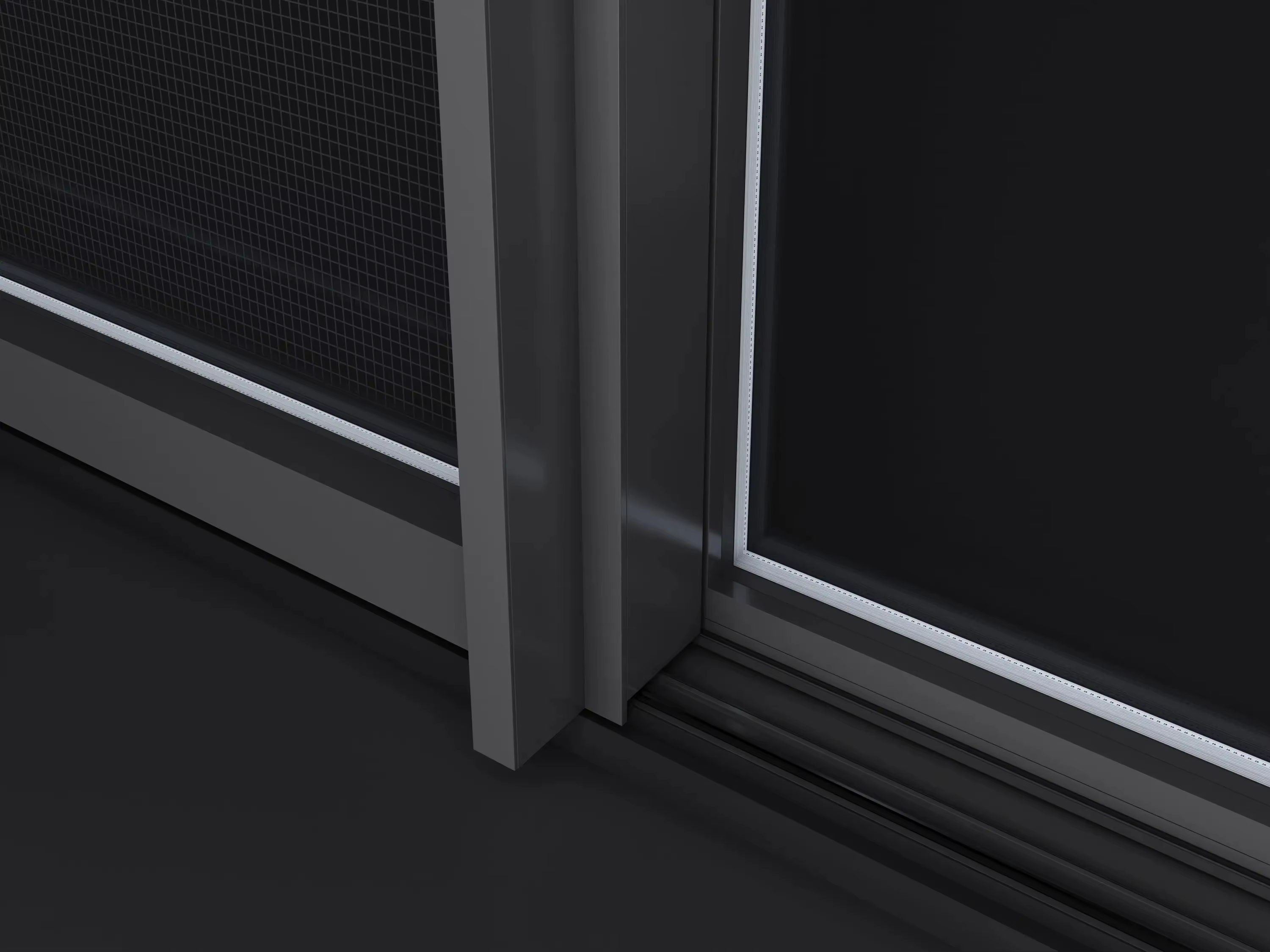 Fuson Guangdong Metal Frame Glass Double Glazed Windows Hurricane Proof Aluminum Casement Window