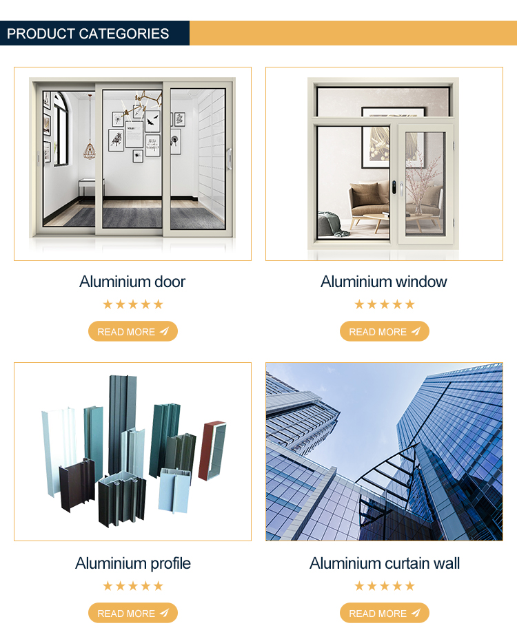 Main Products Aluminum Windows Doors Profiles