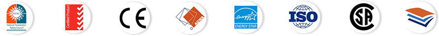 Certification marks held by DERCHI doors