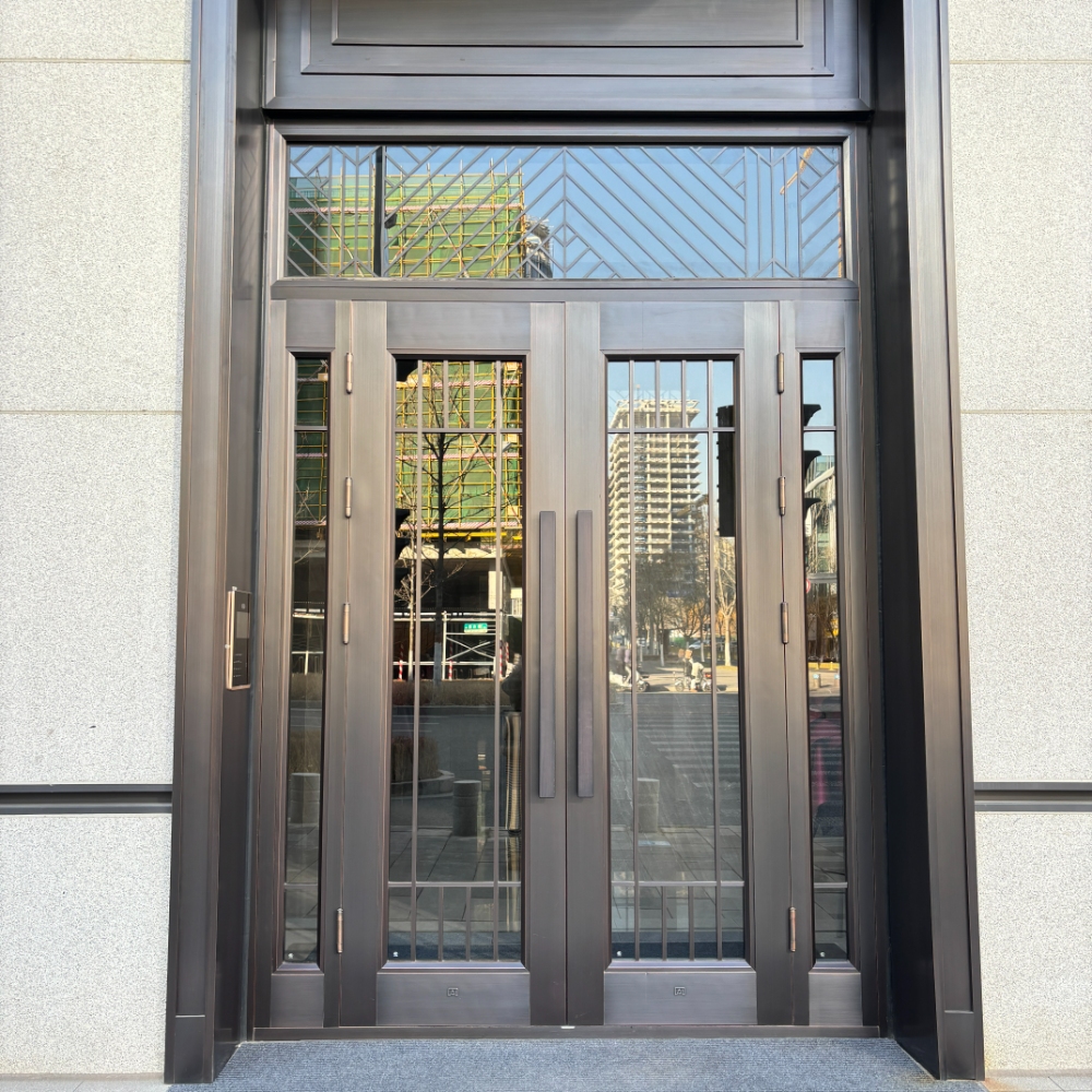 Top grade Commercial Glass Door Aluminum Storefront Door