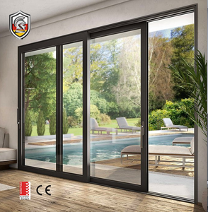 Exterior Heavy Duty Double Glazed Sliding Door Aluminium Lift and Slide Glass Patio Sliding Doors