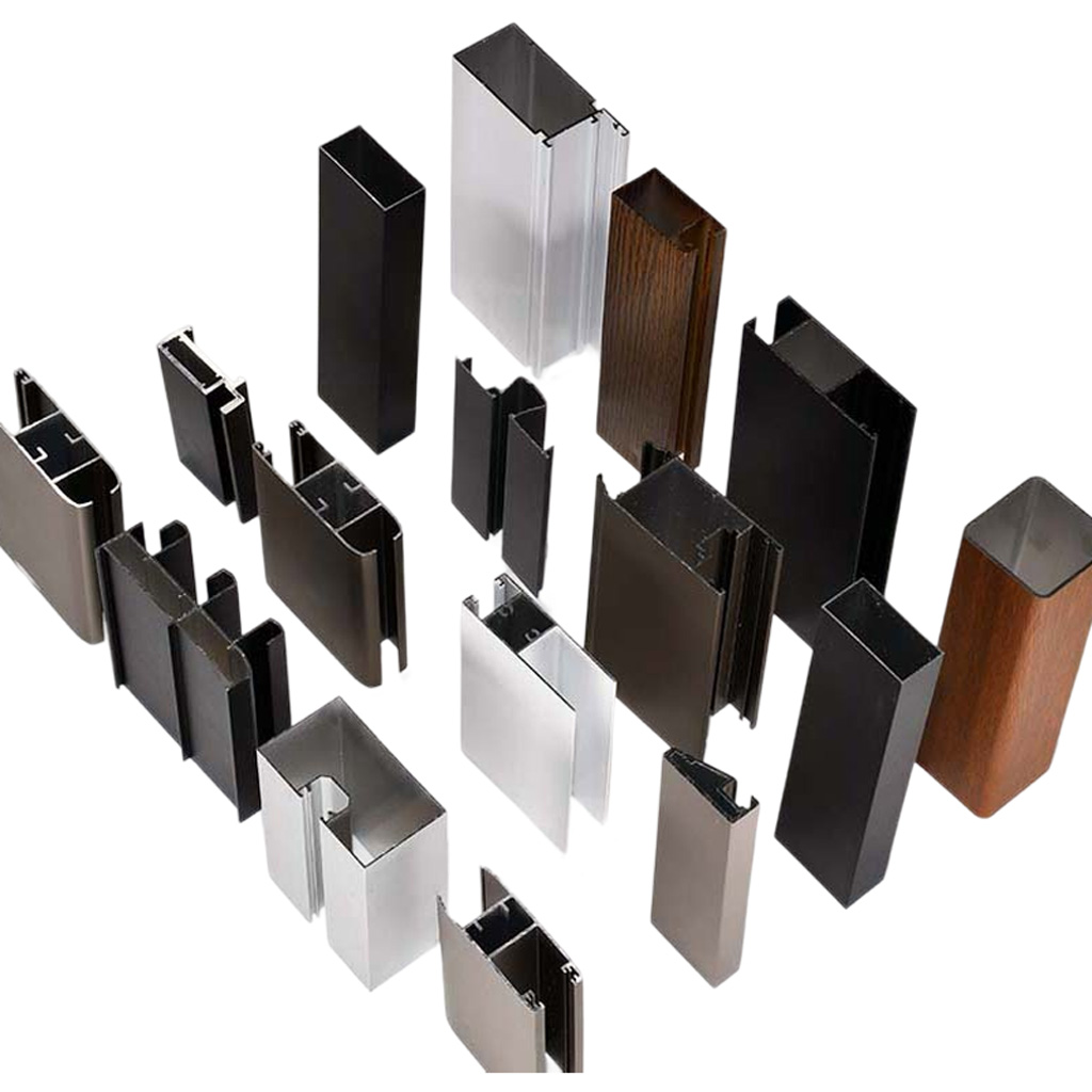 High Quality 6000 Series Aluminium Extrusion Profiles for Casement Sliding Windows and Doors with Cutting Service