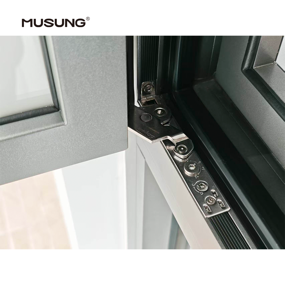 Residential Project Aluminum windows Doors Thermal Break Low E Glass Aluminium Casement Window