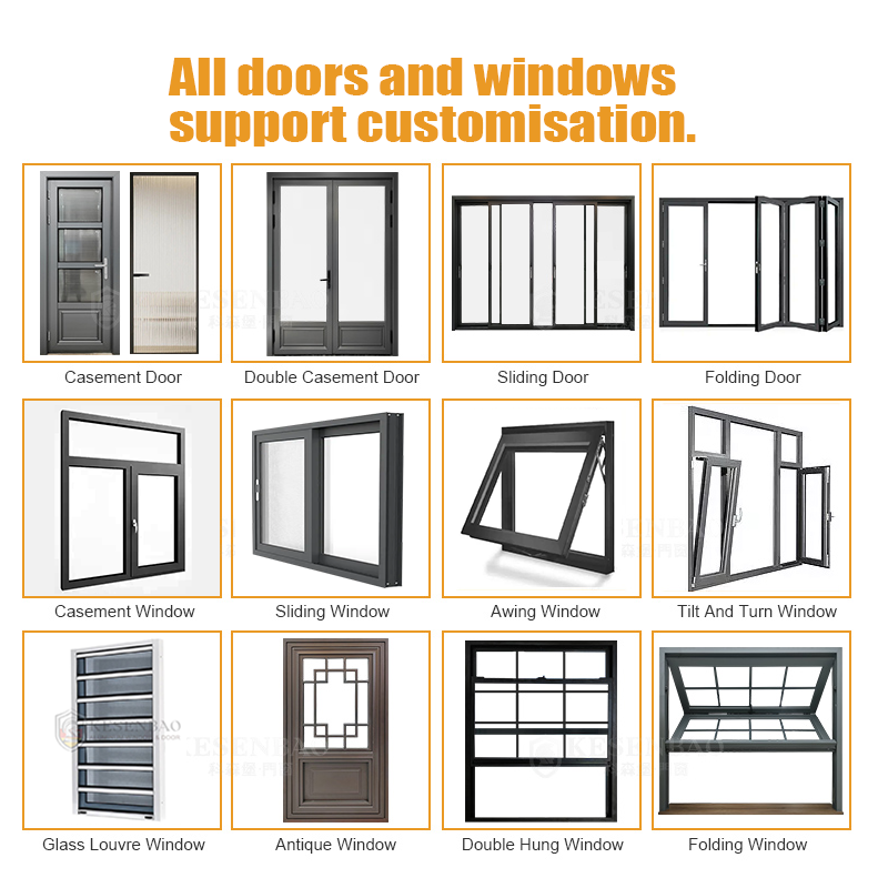 Australian Standard Aluminum Exterior Glass Sliding Door System Aluminium Double Triple Glazed Sliding Door and Window Design