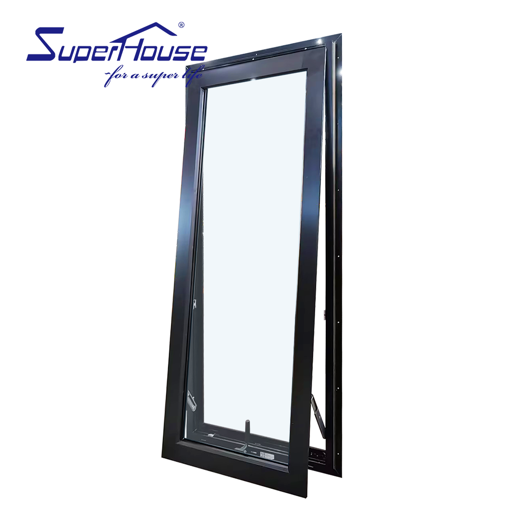 AAMA Certified Aluminum Awning Window Thermal Break LowE Glazing Energy Saving Insulated Soundproof for Bathroom Bedroom