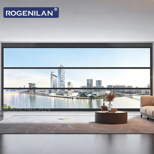 Intelligent Electric Remote Control Lift Window Double Glazed Vertical Sliding Automatic Single Hung Vertical Lift Windows