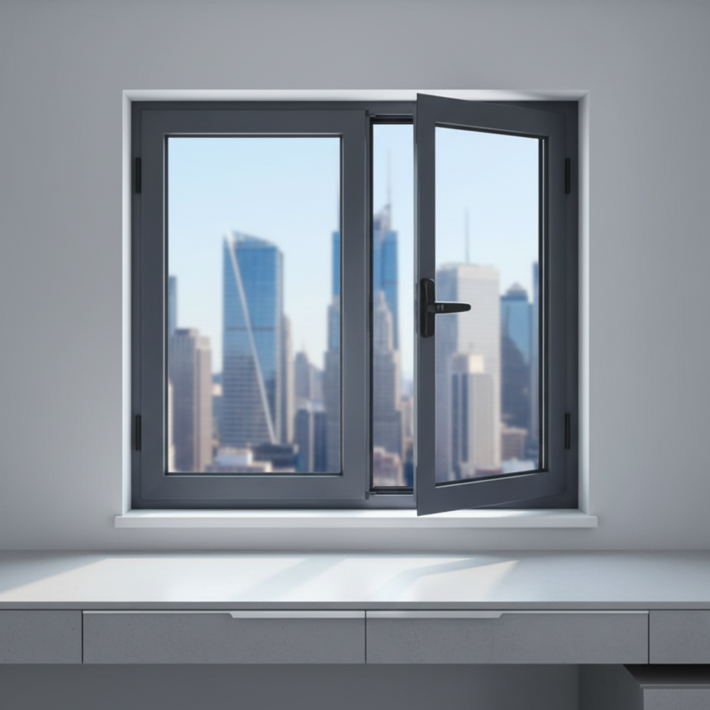 Modern Custom Hurricane-Proof Double Glazed Horizontal Sliding Doors and Windows with Roller Blind for Villas Aluminum Alloy