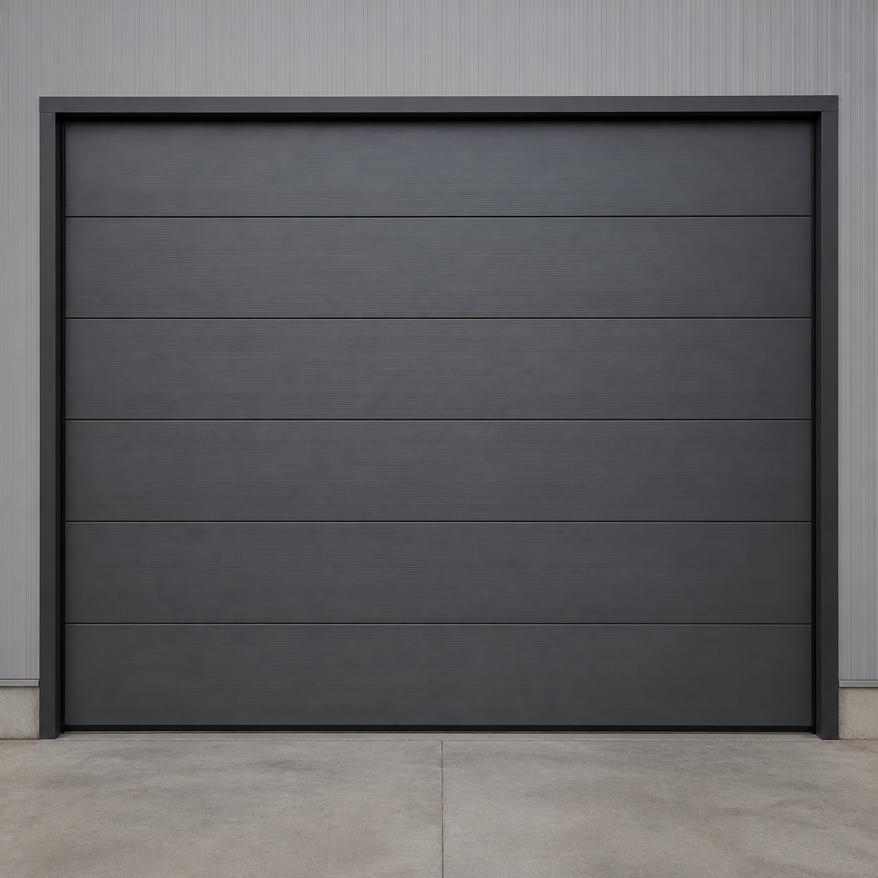 Insulated Industrial Anti-Theft Sectional Garage Door For Outdoor Use