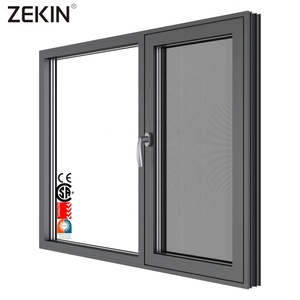 Thermal Break Tilt and Turn Window Double Tempered Glass